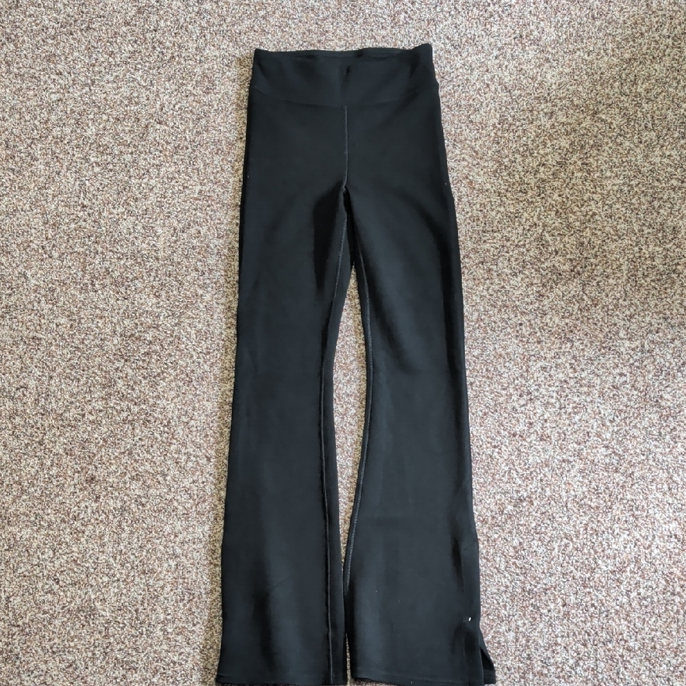 No Boundaries Black Ribbed Active Leggings